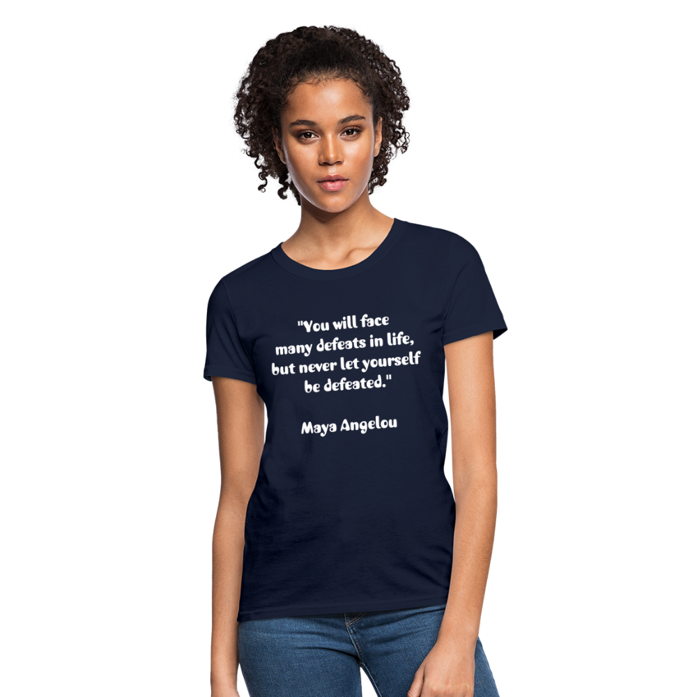 Women's T-Shirt/ Spiritual 3 - navy