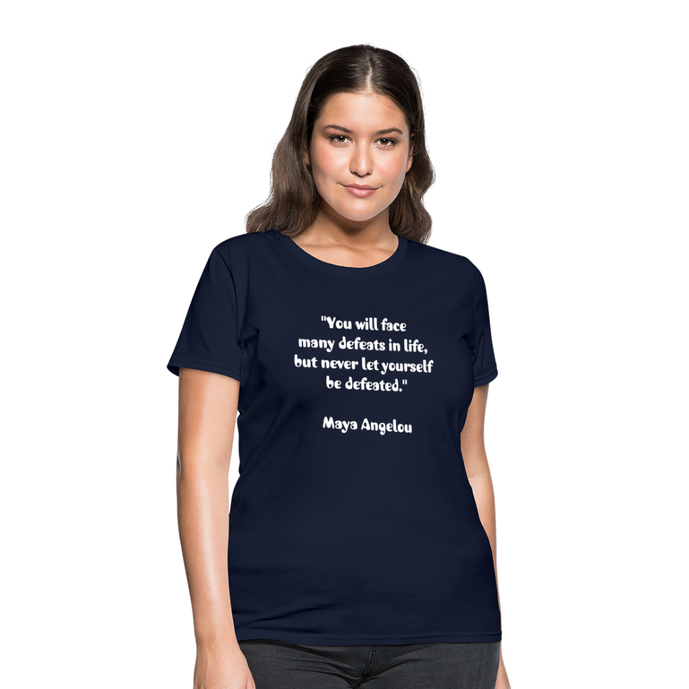 Women's T-Shirt/ Spiritual 3 - navy