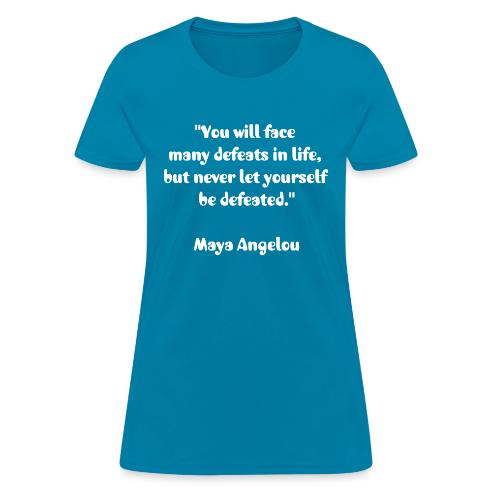 Women's T-Shirt/ Spiritual 3 - turquoise