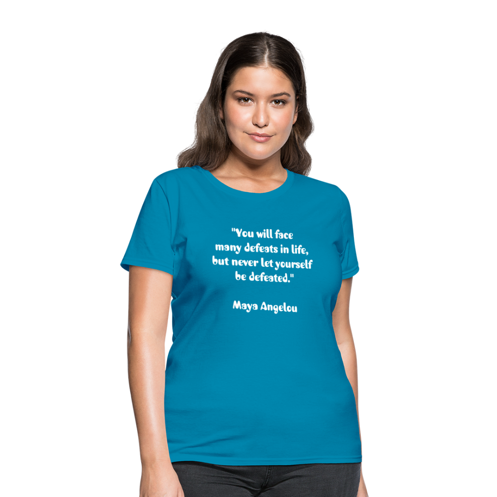 Women's T-Shirt/ Spiritual 3 - turquoise