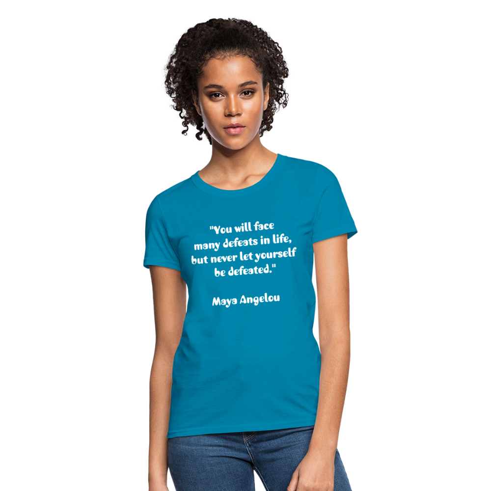 Women's T-Shirt/ Spiritual 3 - turquoise