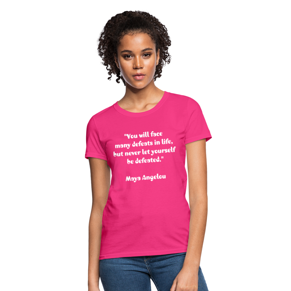 Women's T-Shirt/ Spiritual 3 - fuchsia