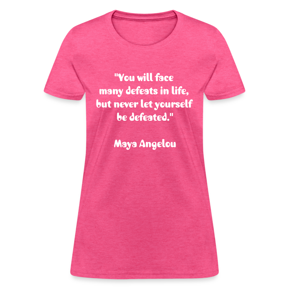 Women's T-Shirt/ Spiritual 3 - heather pink