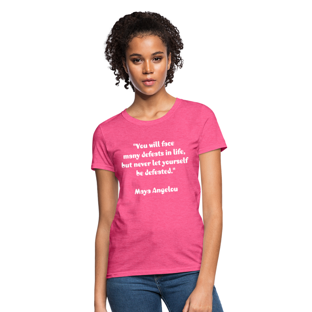 Women's T-Shirt/ Spiritual 3 - heather pink