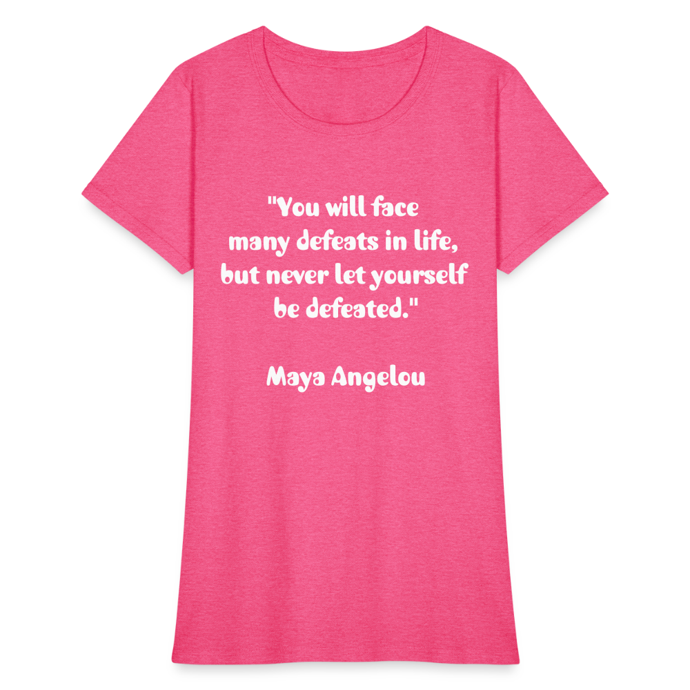 Women's T-Shirt/ Spiritual 3 - heather pink