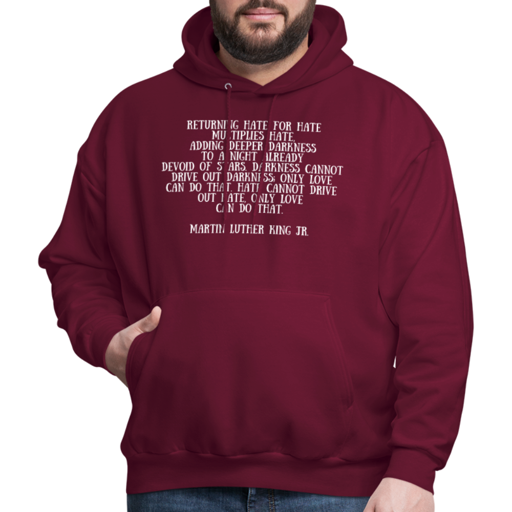 Men's Hoodie/ Spiritual 4 - burgundy