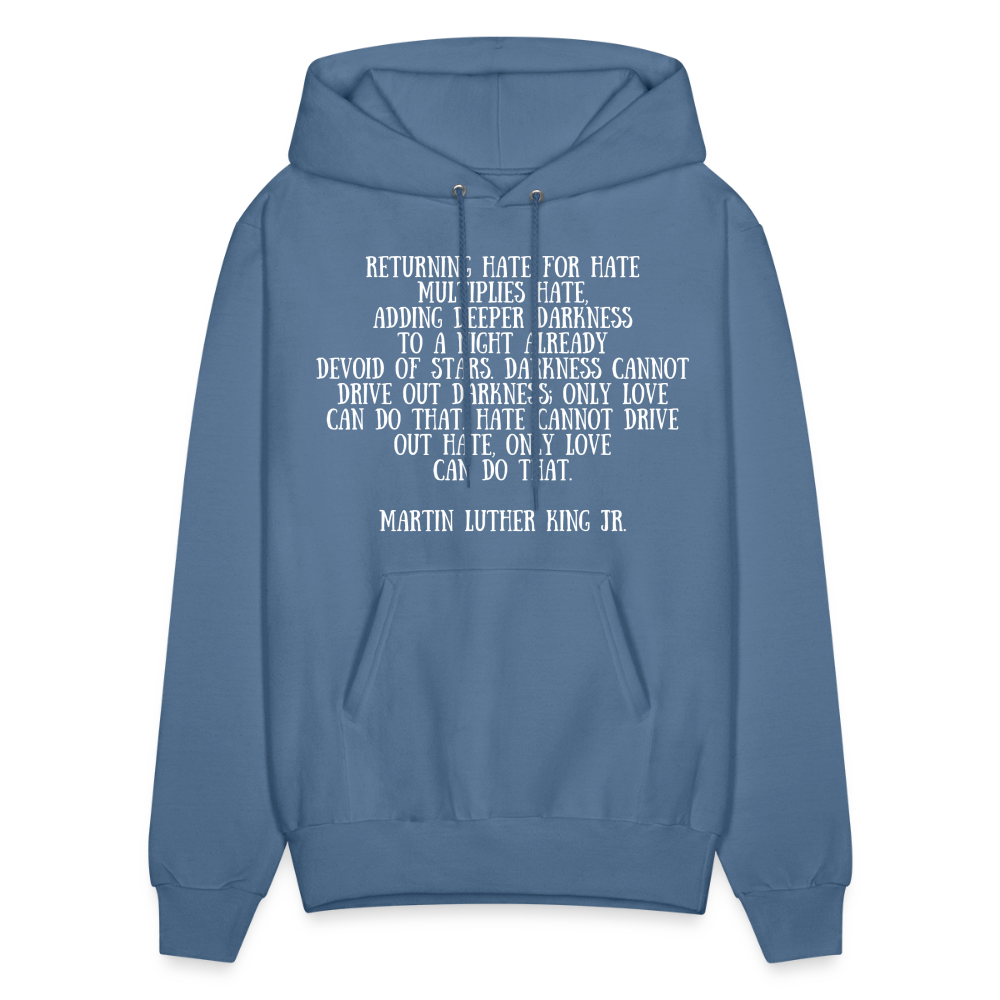 Men's Hoodie/ Spiritual 4 - denim blue