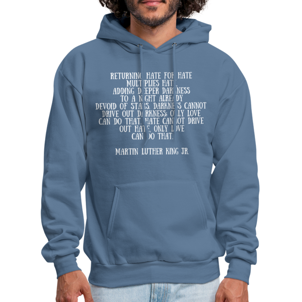 Men's Hoodie/ Spiritual 4 - denim blue