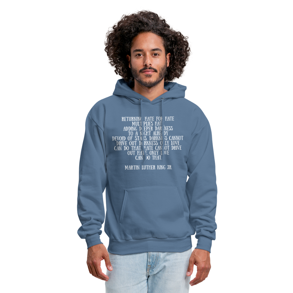 Men's Hoodie/ Spiritual 4 - denim blue