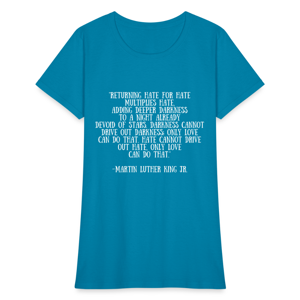 Women's T-Shirt/ Spiritual 4 - turquoise