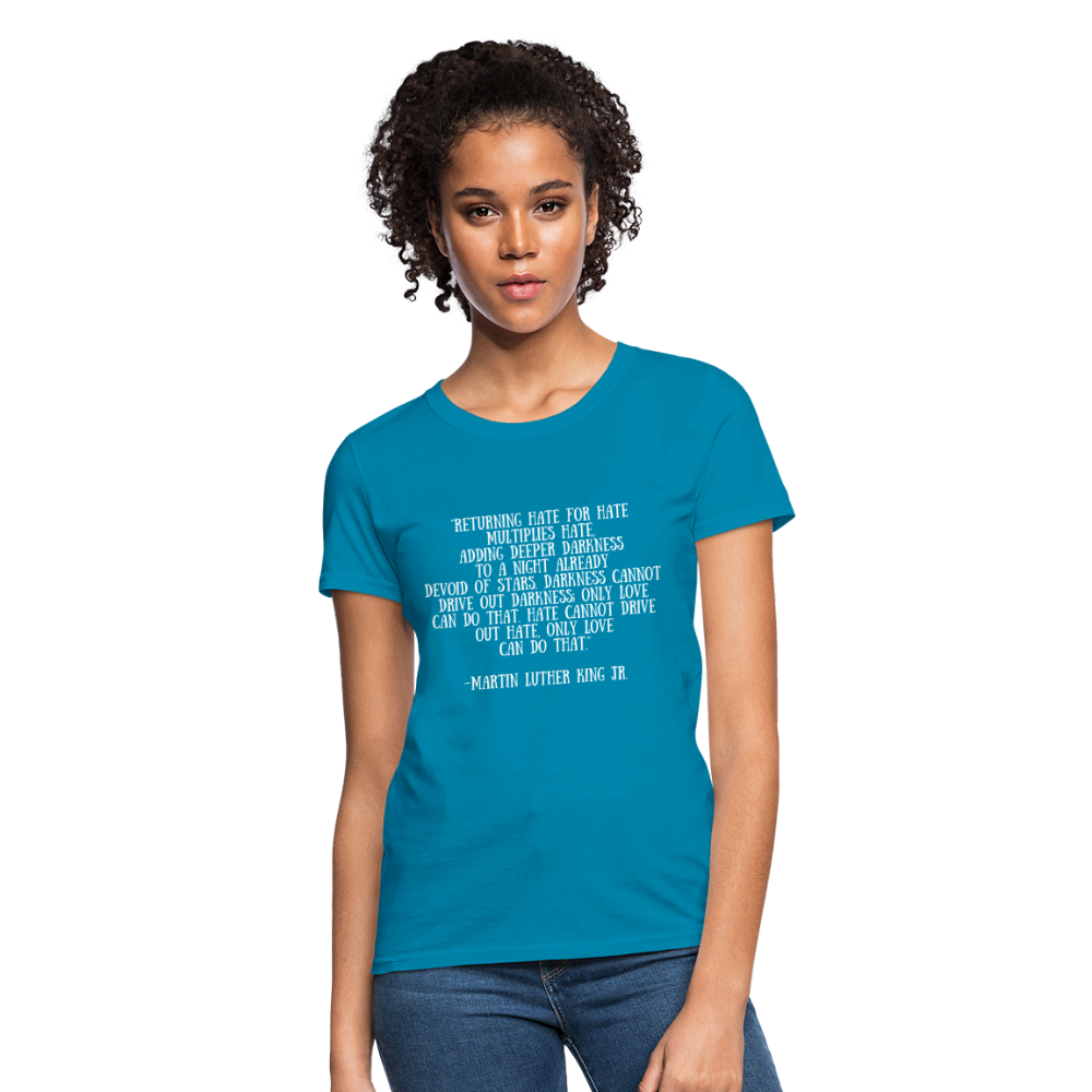 Women's T-Shirt/ Spiritual 4 - turquoise