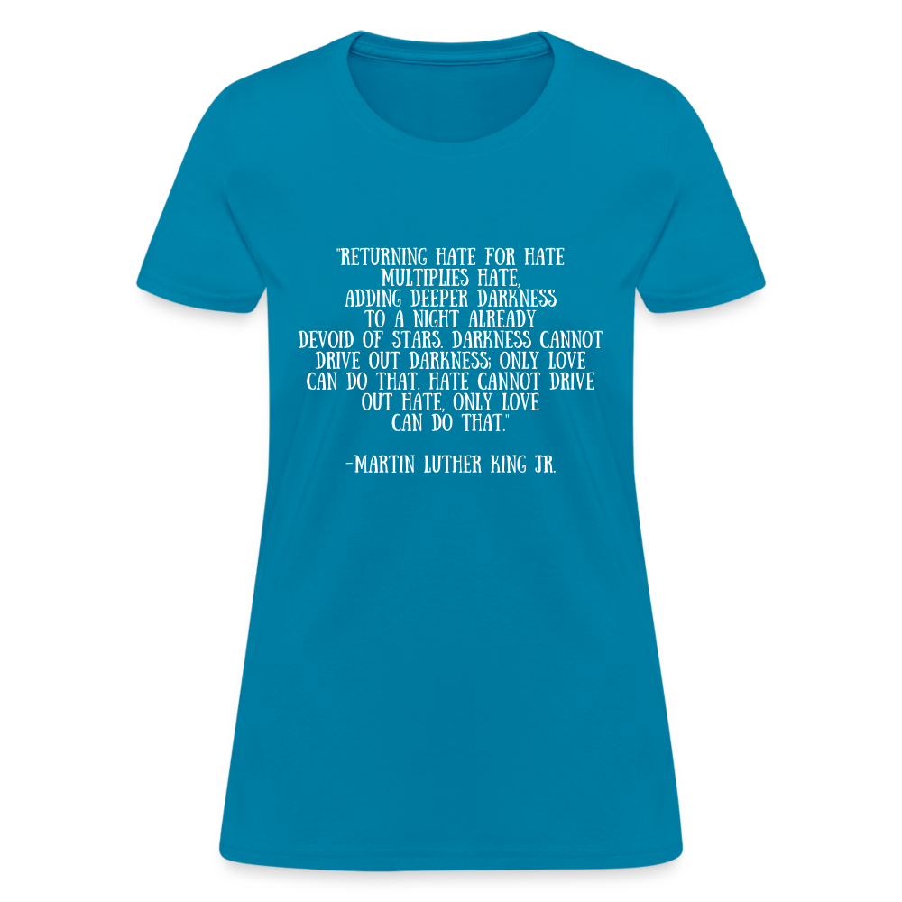 Women's T-Shirt/ Spiritual 4 - turquoise