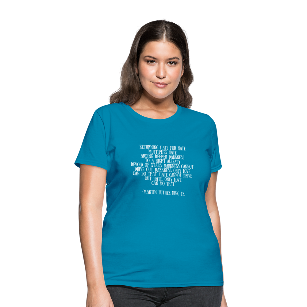 Women's T-Shirt/ Spiritual 4 - turquoise