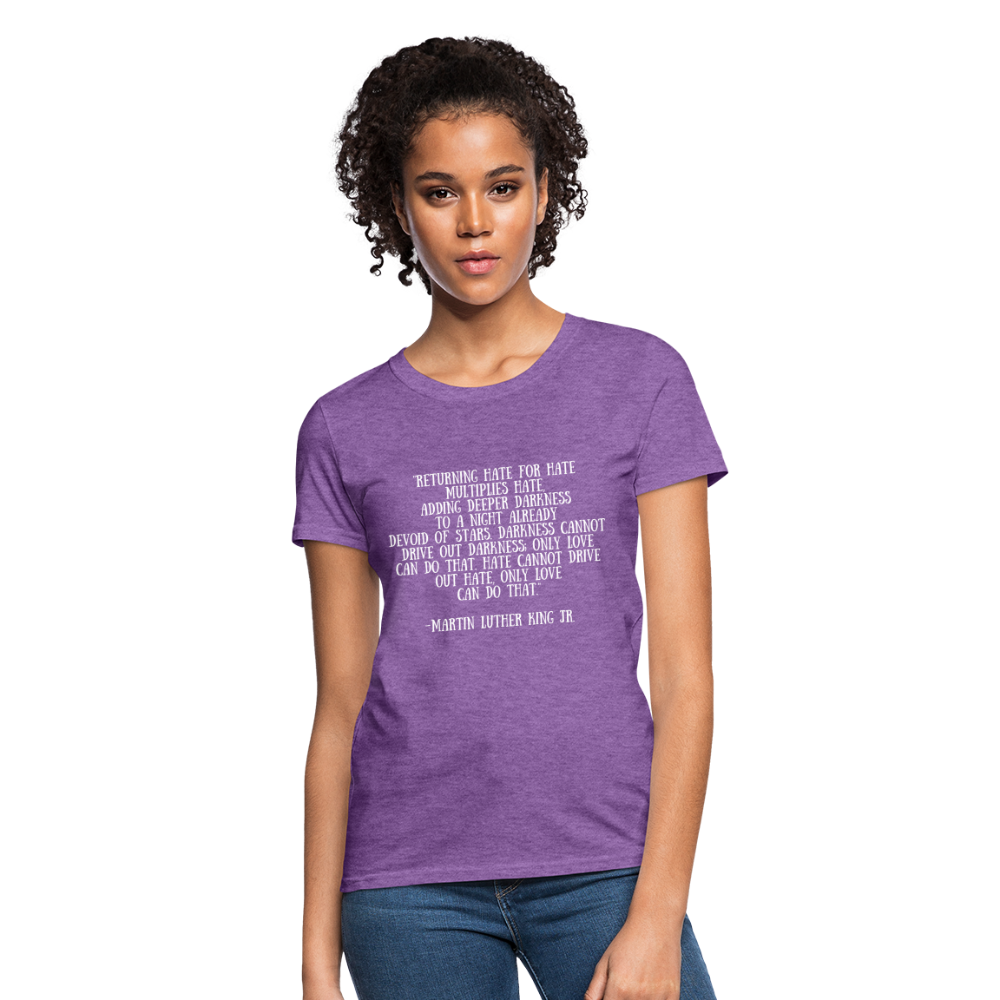 Women's T-Shirt/ Spiritual 4 - purple heather