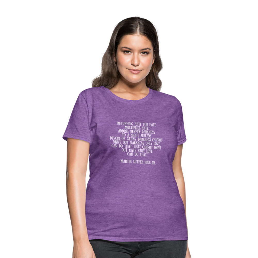 Women's T-Shirt/ Spiritual 4 - purple heather