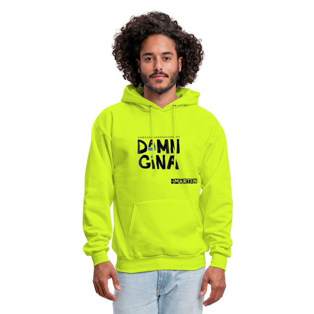 Men's Hoodie - safety green