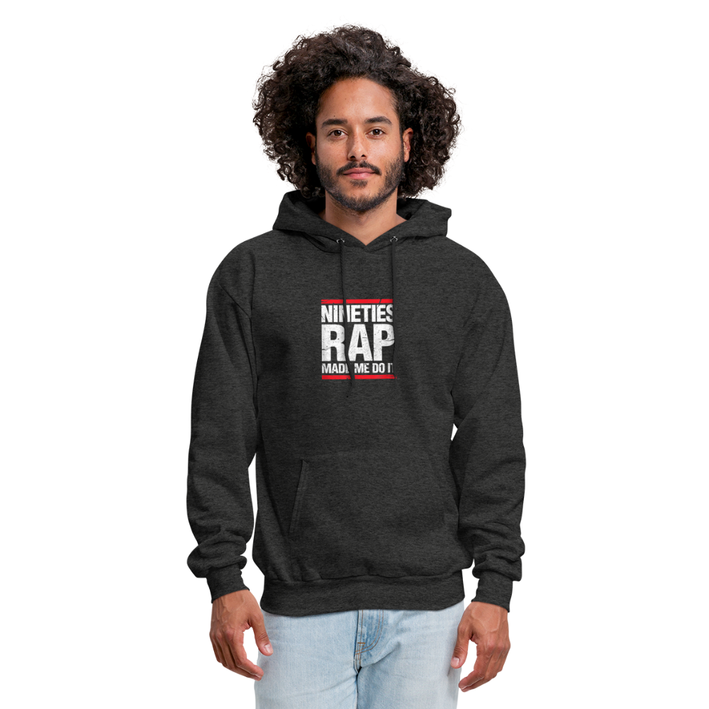 90s Rap Hoodie - charcoal grey