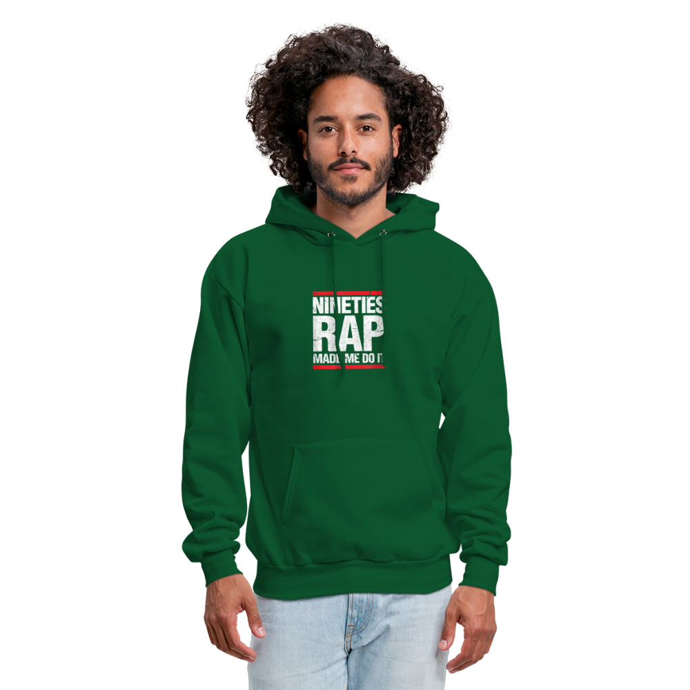 90s Rap Hoodie - forest green