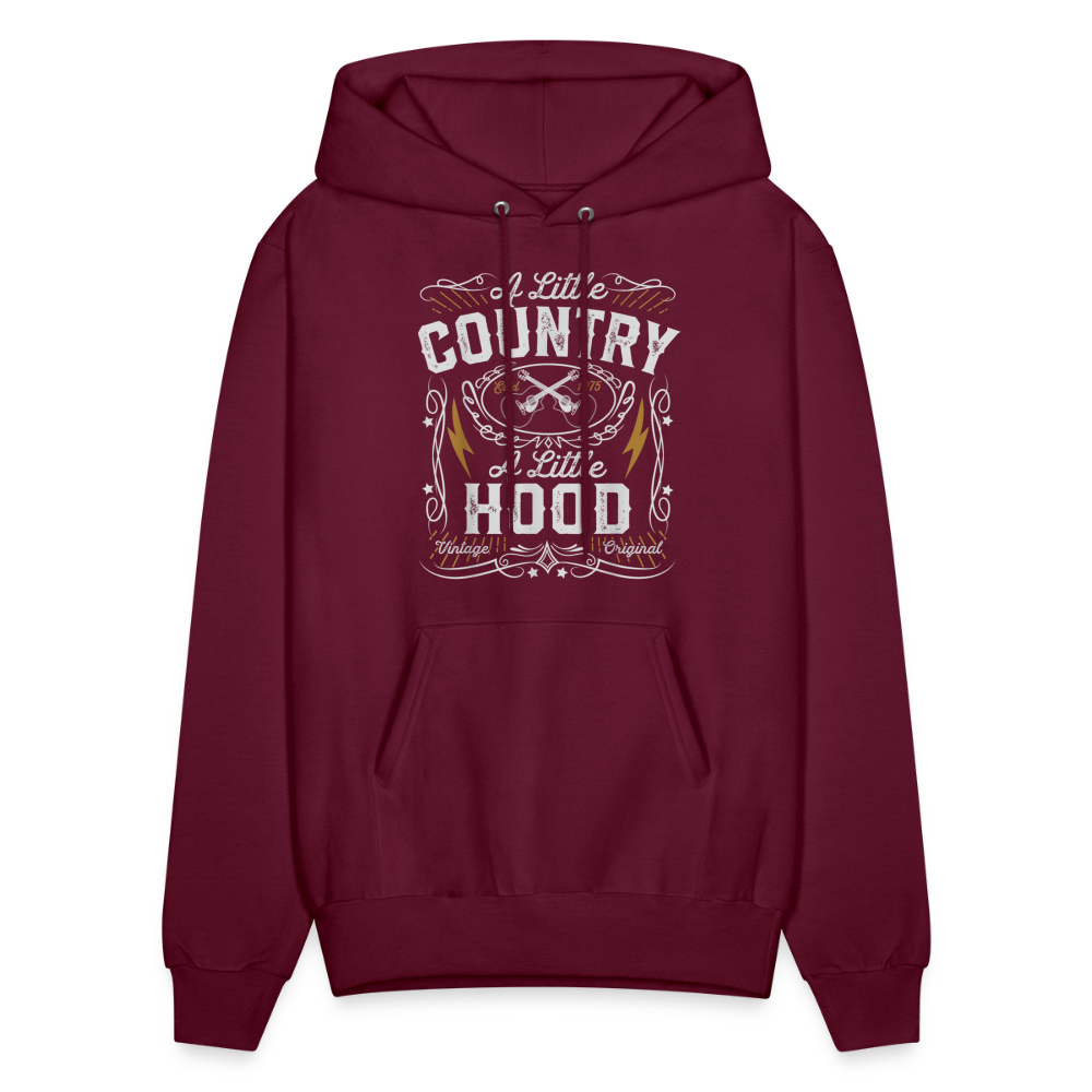 A Little... Hoodie - burgundy