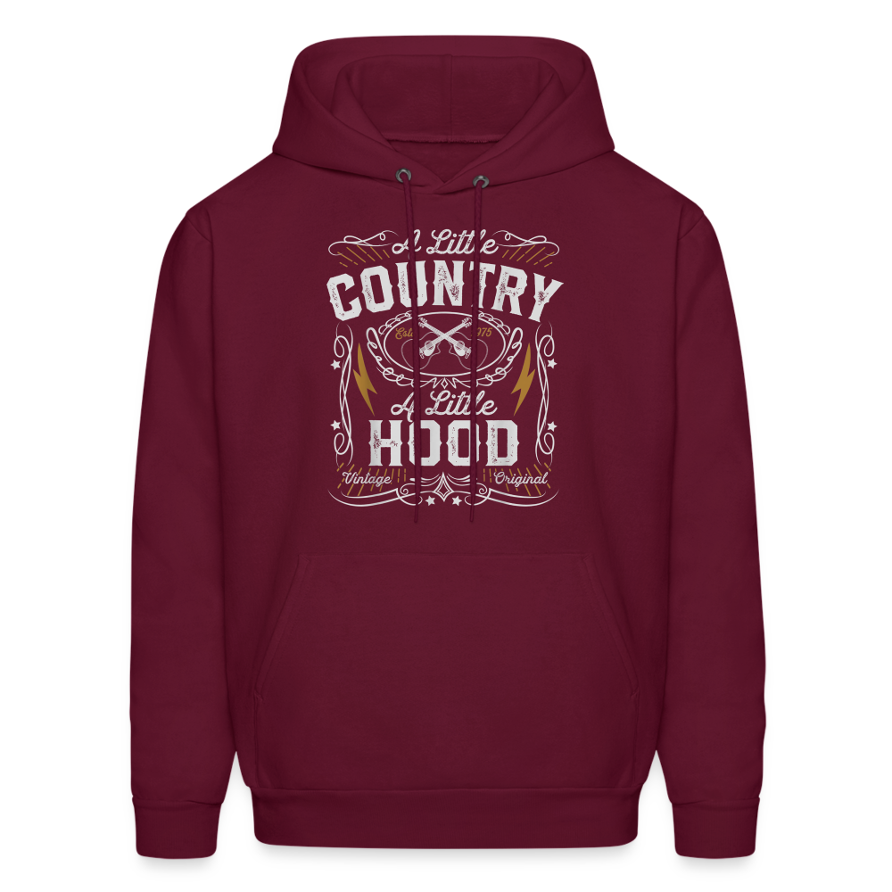 A Little... Hoodie - burgundy