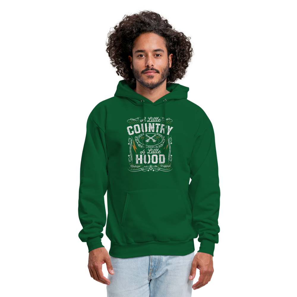 A Little... Hoodie - forest green