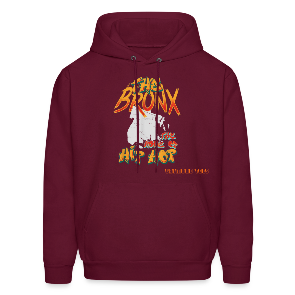 The Home of Hip Hop Hoodie - burgundy