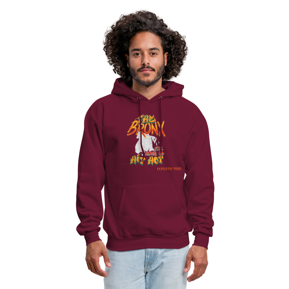 The Home of Hip Hop Hoodie - burgundy