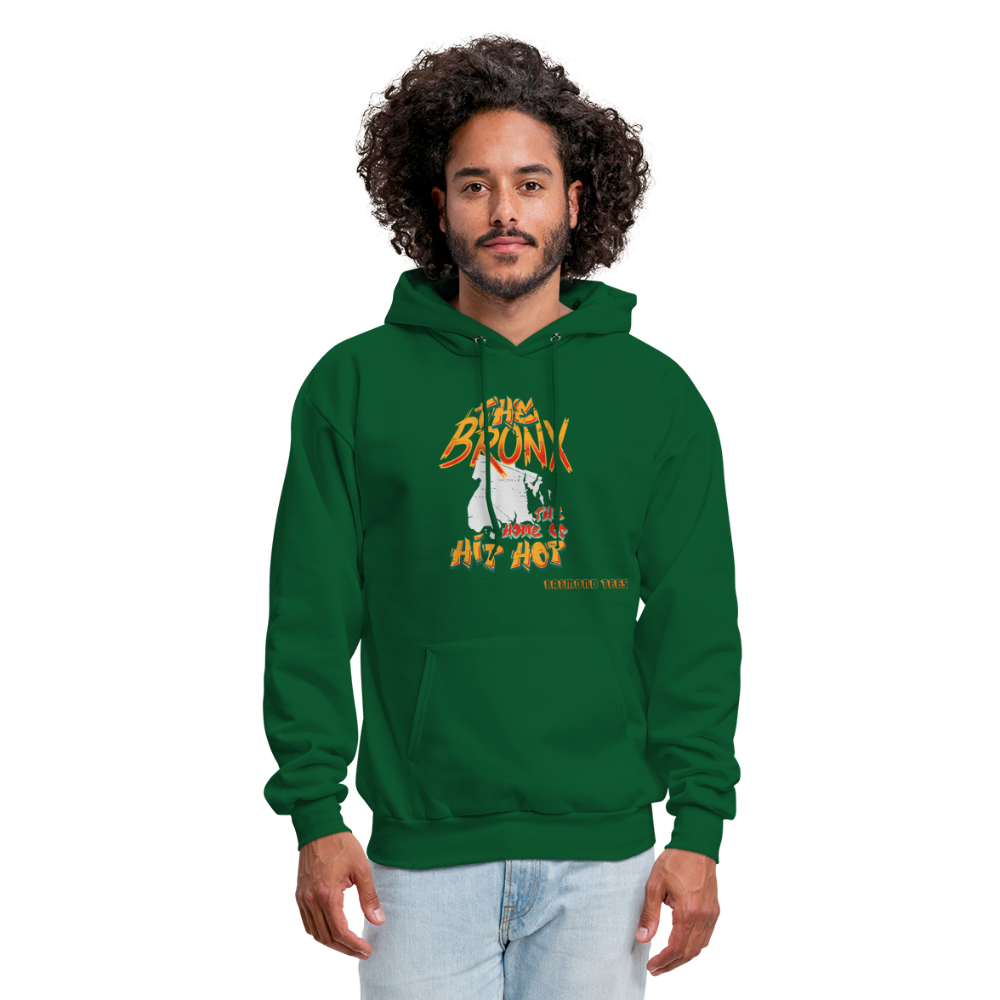 The Home of Hip Hop Hoodie - forest green