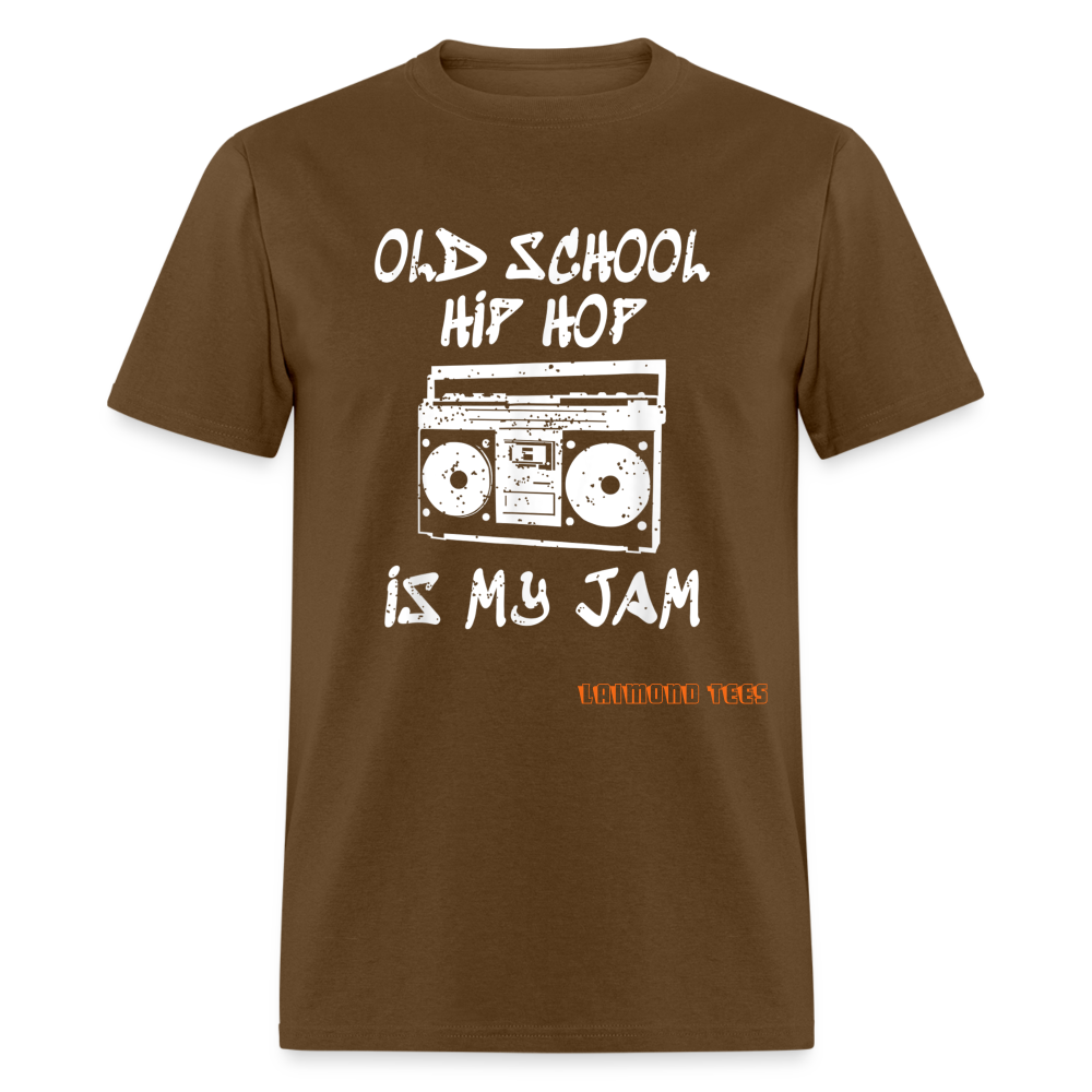 Old School Hip Hop Unisex Classic T-Shirt - brown