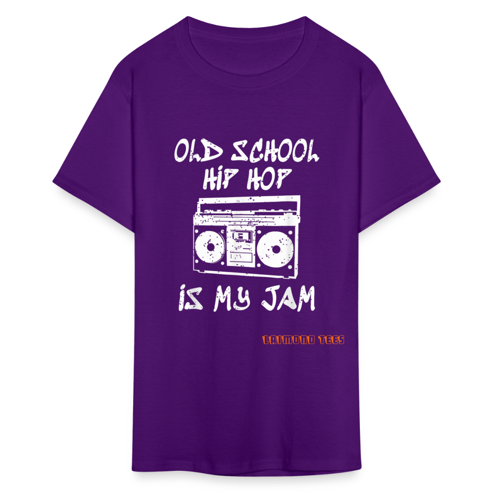 Old School Hip Hop Unisex Classic T-Shirt - purple