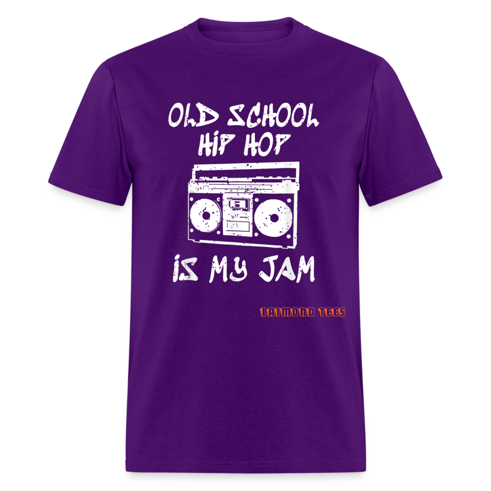 Old School Hip Hop Unisex Classic T-Shirt - purple