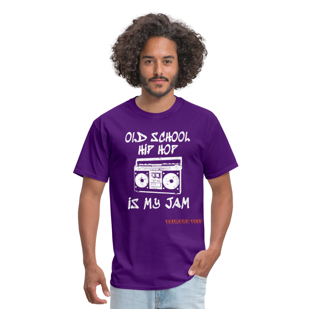 Old School Hip Hop Unisex Classic T-Shirt - purple