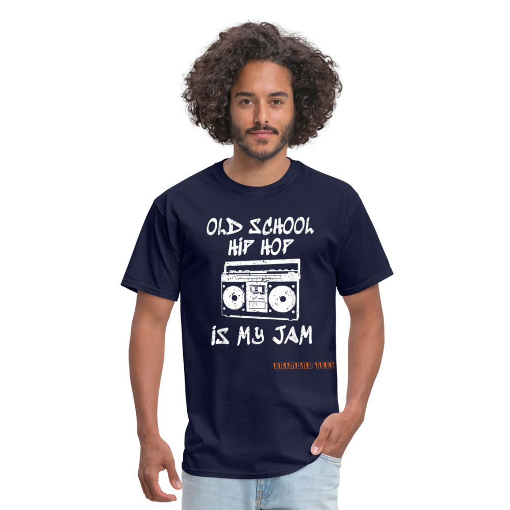 Old School Hip Hop Unisex Classic T-Shirt - navy