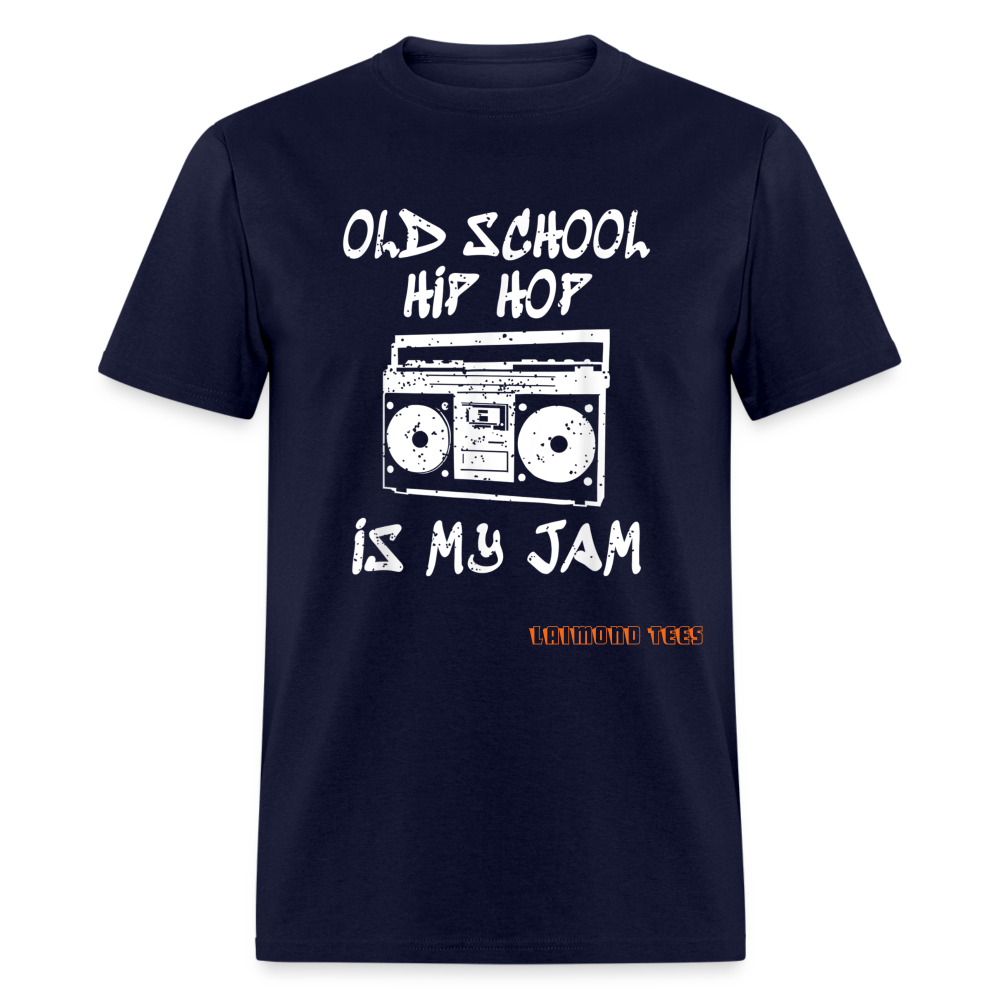 Old School Hip Hop Unisex Classic T-Shirt - navy