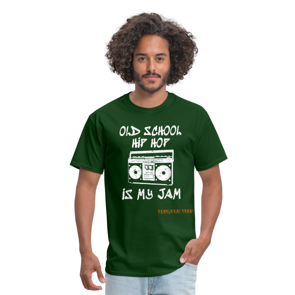 Old School Hip Hop Unisex Classic T-Shirt - forest green