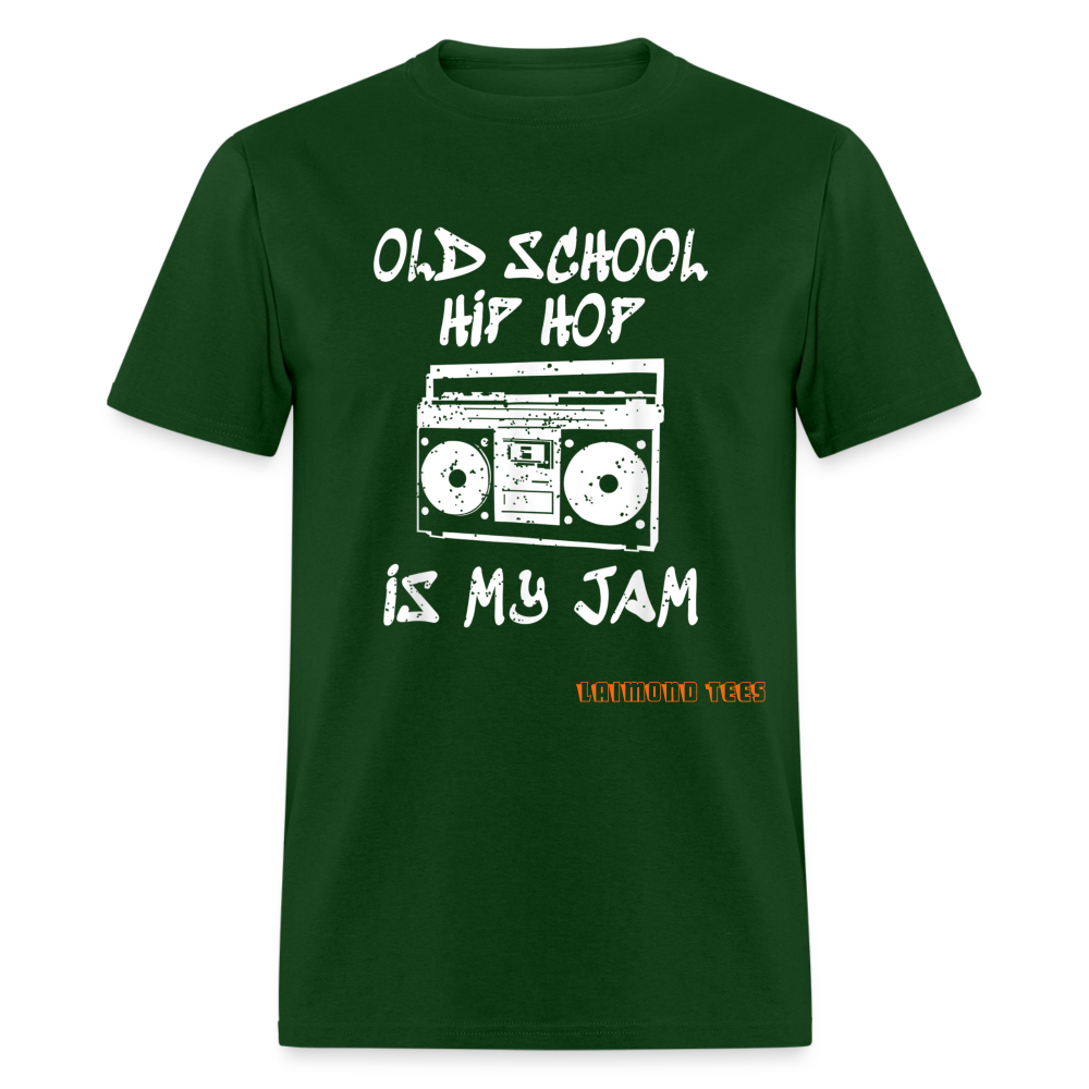 Old School Hip Hop Unisex Classic T-Shirt - forest green