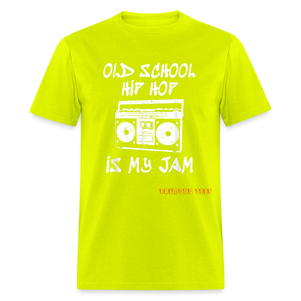 Old School Hip Hop Unisex Classic T-Shirt - safety green