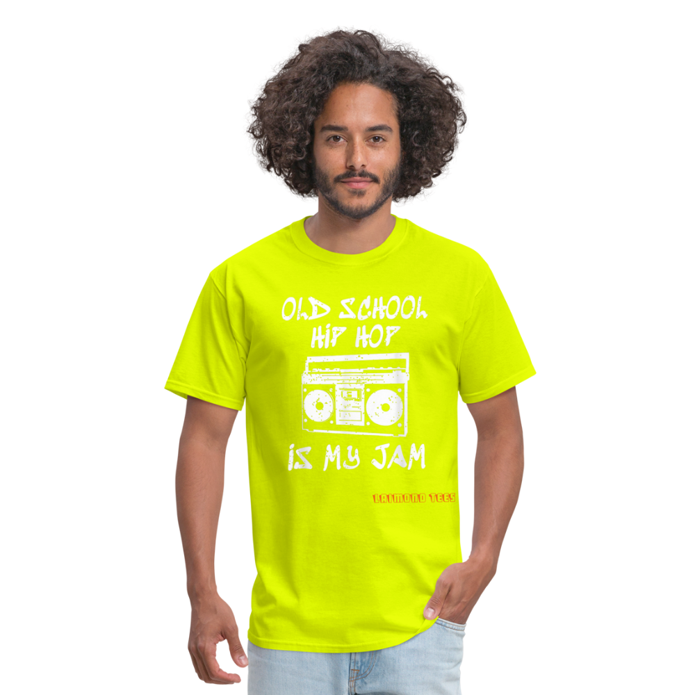 Old School Hip Hop Unisex Classic T-Shirt - safety green