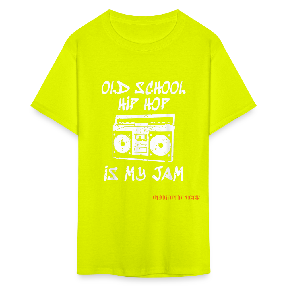 Old School Hip Hop Unisex Classic T-Shirt - safety green