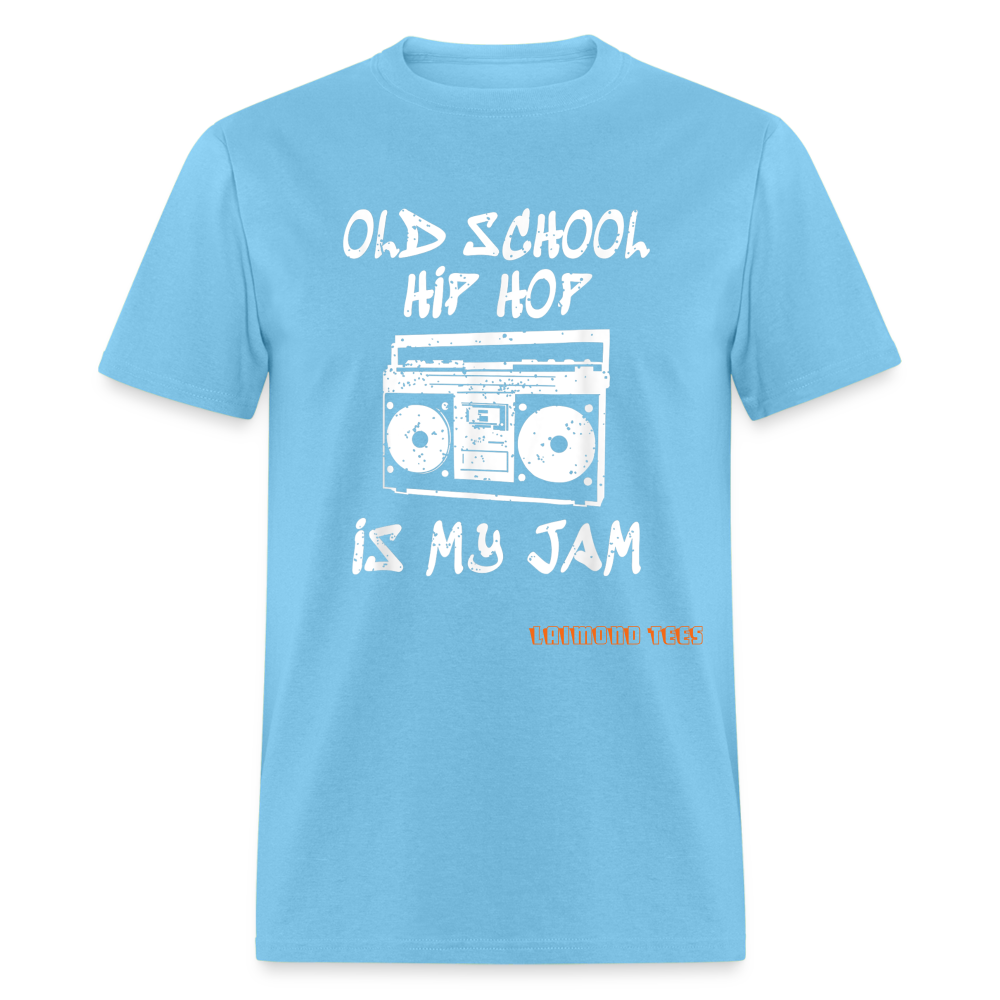 Old School Hip Hop Unisex Classic T-Shirt - aquatic blue