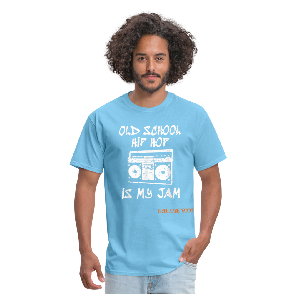 Old School Hip Hop Unisex Classic T-Shirt - aquatic blue