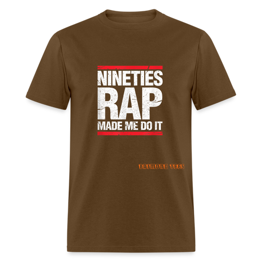 Nineties Rap Unisex Classic T-Shirt - brown