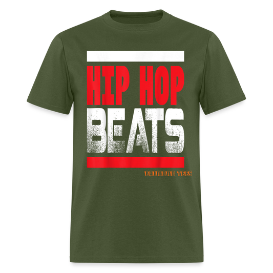 Hip Hop Beats Unisex Classic T-Shirt - military green