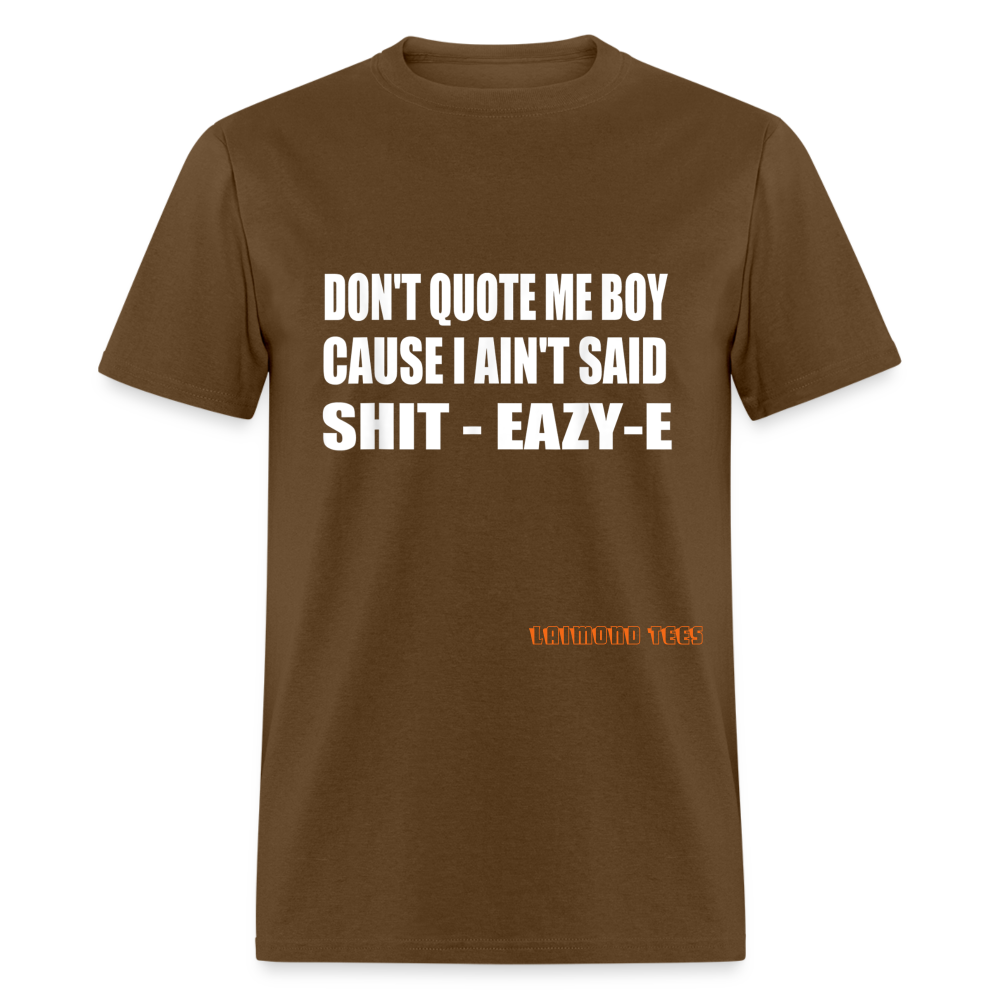 Eazy E Unisex Classic T-Shirt - brown