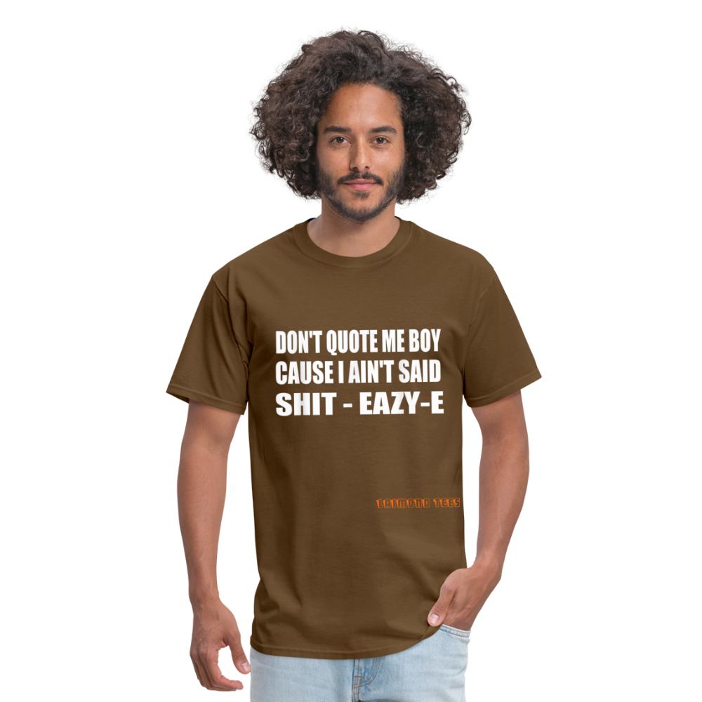 Eazy E Unisex Classic T-Shirt - brown