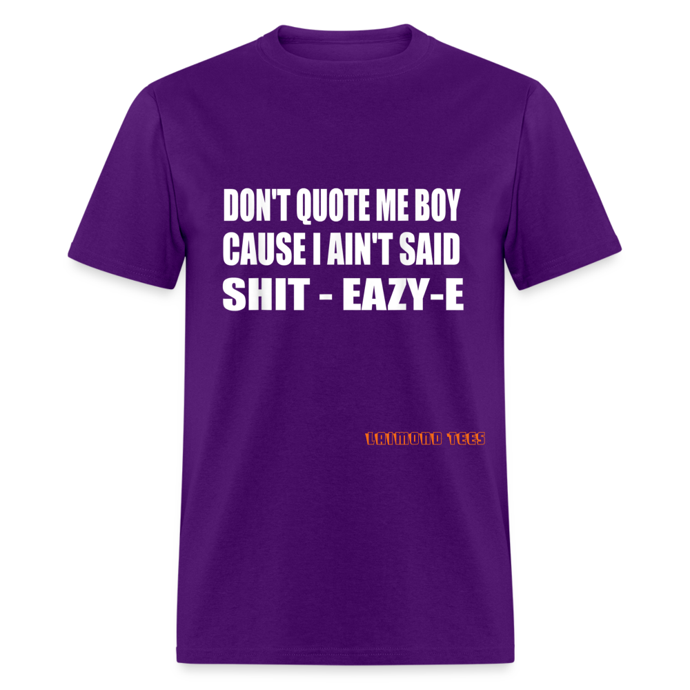 Eazy E Unisex Classic T-Shirt - purple