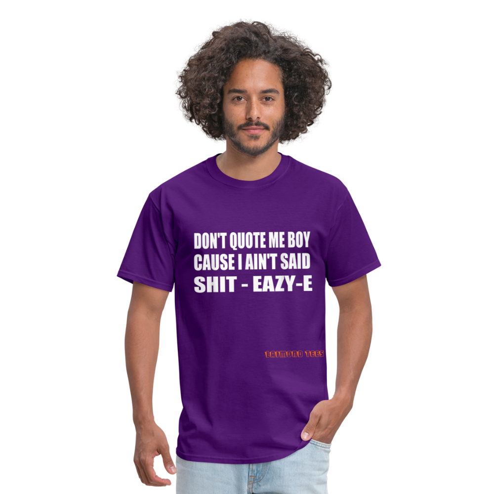 Eazy E Unisex Classic T-Shirt - purple