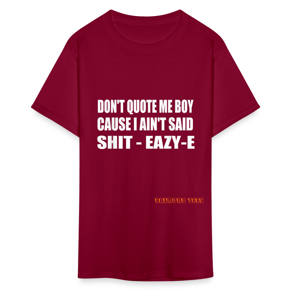 Eazy E Unisex Classic T-Shirt - burgundy