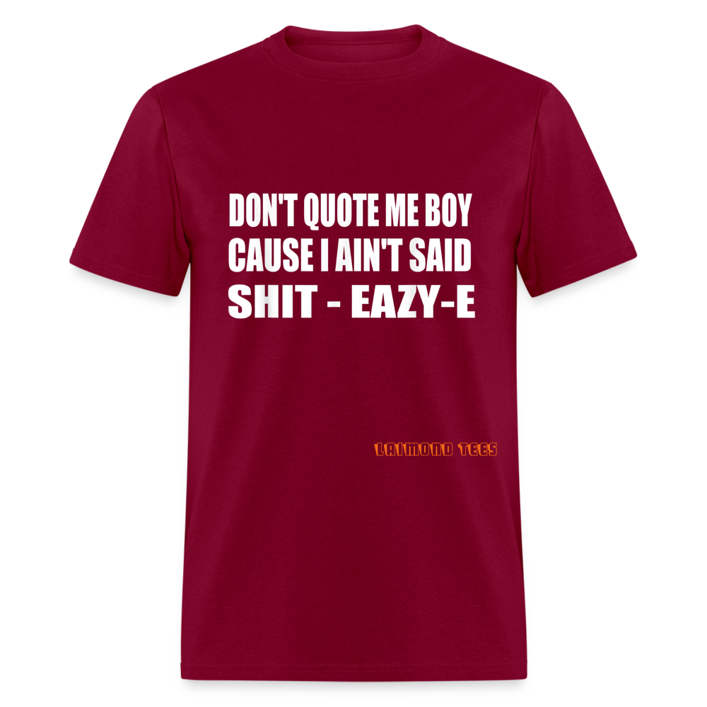 Eazy E Unisex Classic T-Shirt - burgundy