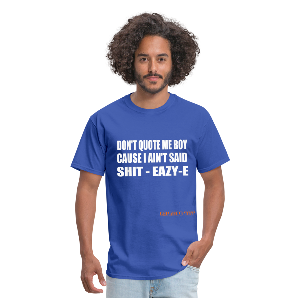 Eazy E Unisex Classic T-Shirt - royal blue